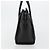 Céline CELINE Luggage Micro Shopper Hand Bag Leather Black Silver - vista 3