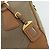 PRADA Hand Bag Canvas Leather Brown Gold - vista 17