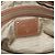 PRADA Hand Bag Canvas Leather Brown Gold - vista 18