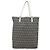 FENDI Zucchino Canvas Hand Bag Navy Silver - vista 13
