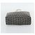 FENDI Zucchino Canvas Hand Bag Navy Silver - vista 5