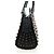 FENDI Zucchino Canvas Hand Bag Brown Silver - vista 3