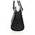 FENDI Zucchino Canvas Hand Bag Brown Silver - vista 4