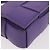 BOTTEGA VENETA MAXI INTRECCIATO Candy Cassette Bag Leather Purple - vista 8