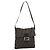 FENDI Zucca Canvas Shoulder Bag Black Brown