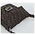 FENDI Zucca Canvas Shoulder Bag Black Brown - vista 6