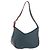 LOEWE Shoulder Bag Leather Green Silver