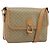 Céline CELINE Macadam Canvas Shoulder Bag PVC Beige Gold