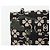 CHANEL Chain Shoulder Bag Canvas Black Silver CC - vista 3