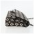 CHANEL Chain Shoulder Bag Canvas Black Silver CC - vista 4