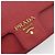 PRADA Chain Shoulder Bag Safiano Leather Red Gold - vista 20