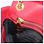 PRADA Chain Shoulder Bag Safiano Leather Red Gold - vista 24