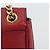 PRADA Chain Shoulder Bag Safiano Leather Red Gold - vista 3
