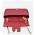 PRADA Chain Shoulder Bag Safiano Leather Red Gold - vista 9