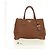 PRADA Hand Bag Vittero Dino Leather Brown Gold - vista 12