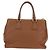 PRADA Hand Bag Vittero Dino Leather Brown Gold - vista 2