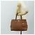 PRADA Hand Bag Vittero Dino Leather Brown Gold - vista 26