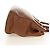 PRADA Hand Bag Vittero Dino Leather Brown Gold - vista 4