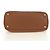 PRADA Hand Bag Vittero Dino Leather Brown Gold - vista 5