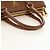 PRADA Hand Bag Vittero Dino Leather Brown Gold - vista 7