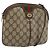 GUCCI GG Supreme Web Sherry Line Bag PVC Beige Gold 904 02 047