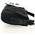 FENDI Mamma Baguette Shoulder Bag Cotton Jersey Black Silver - vista 5