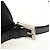 FENDI Mamma Baguette Shoulder Bag Cotton Jersey Black Silver - vista 9
