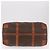 Céline CELINE Macadam Canvas Boston Bag PVC Leather Brown Gold - vista 9