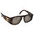 CHANEL COCO Mark Sunglasses plastic Brown CC