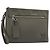 LOUIS VUITTON Takeoff Pouch Clutch Bag Leather Gray M81735 LV