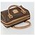 Céline CELINE Macadam Canvas Boston Bag PVC Leather Brown Gold - vista 6