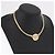 Christian Dior Strass-Halskette Metall Gold - Ansicht 16
