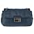 PRADA Chain Shoulder Bag Leather Blue Silver - vista 13