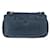 PRADA Chain Shoulder Bag Leather Blue Silver - vista 2