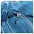PRADA Chain Shoulder Bag Leather Blue Silver - vista 24