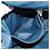PRADA Chain Shoulder Bag Leather Blue Silver - vista 25