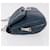 PRADA Chain Shoulder Bag Leather Blue Silver - vista 4
