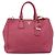 PRADA Hand Bag Vittero Dino Leather 2way Pink Gold - vista 13