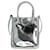 PRADA Hand Bag Patent Leather 2way Silver - vista 13