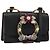 Miu Miu Shoulder Bag Leather Black Gold