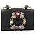 Miu Miu Shoulder Bag Leather Black Gold - vista 13
