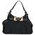 GUCCI GG Canvas Shoulder Bag Black Gold 189884 - vista 2