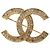 CHANEL COCO Mark Brooch metal Gold Tone CC - vista 2