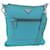 PRADA Shoulder Bag Nylon Light Blue Silver