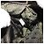 PRADA Coin Purse Shoulder Pouch Canvas Beige Silver - vista 10