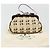 PRADA Coin Purse Shoulder Pouch Canvas Beige Silver - vista 12