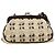 PRADA Coin Purse Shoulder Pouch Canvas Beige Silver - vista 13