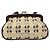 PRADA Coin Purse Shoulder Pouch Canvas Beige Silver - vista 2