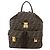 FENDI Zucca Canvas Backpack Brown Black - vista 13