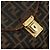 FENDI Zucca Canvas Backpack Brown Black - vista 19